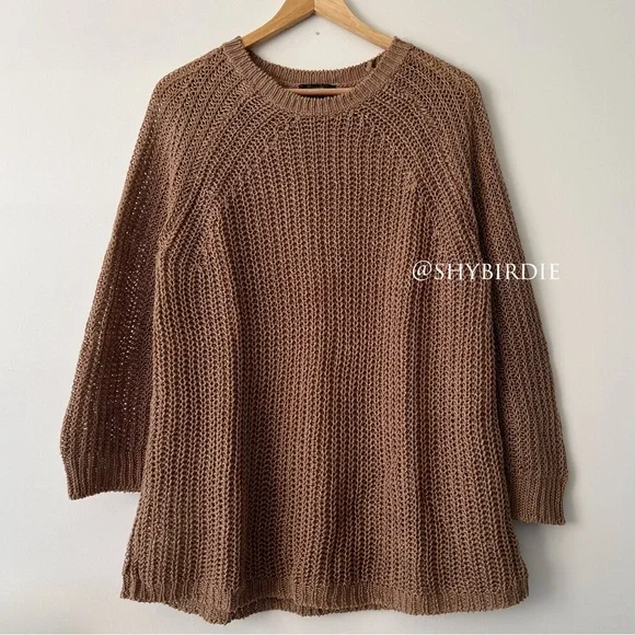 J.Crew 100% Linen Relaxed Fit Beach Sweater - Picture 5 of 16